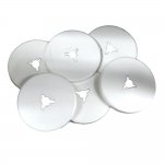 Weld Mount White Nylon 1.25" Stud Cover f/1/4" x 20 St