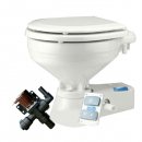 Jabsco 17" Quiet Flush Electric Toilet - Freshwater