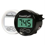 HawkEye In Dash Depth Finder w/Air & Water Temperature - Transom