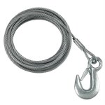 Fulton 3/16" x 25' Galvanized Winch Cable - 4,200 lbs. Brea