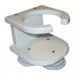 TACO 1-Drink Poly Cup Holder - White