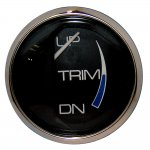 Faria Chesapeake Black 2" Trim Gauge (Mercury/Mariner/Mercr