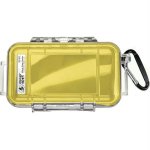 Pelican 1015 Micro Case w/Clear Lid - Yellow