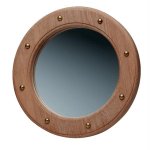 Whitecap Teak Porthole Mirror