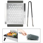 Kuuma Premium Fish & Veggie Tray w/Removable Handle - Stainless