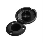 Attwood Round 3-Pin Base f/Straight Pole w/Stainless Steel Cover