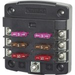Blue Sea 5033 ST Blade Fuse Block w/out Cover - 6 Circuit w/out