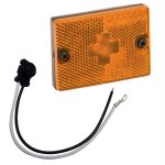 Wesbar Amber Sidemarker Clearance Light w/18" Pigtail