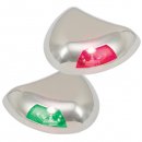 Perko Stealth Series LED Side Lights - Horizontal Mount - Red/Gr