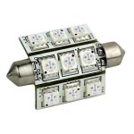 Lunasea LED Navigation Light - 42mm Festoon - 8-30VDC - White
