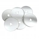 Weld Mount White Nylon 1.25" Stud Cover f/#10 x 20 Stud - Q