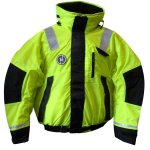 First Watch Hi-Vis Flotation Bomber Jacket - Hi-Vis Yellow/Black