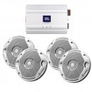 JBL MS6510 Speakers & MA6004 Amp Package - (4) 6.5" Speaker