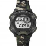 Timex Expedition Base Shock Chrono Alarm Timer Watch - Camo