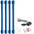 Nite Ize Gear Tie 3" - Blue 4 Pack