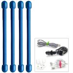Nite Ize Gear Tie 3" - Blue 4 Pack