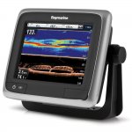 Raymarine a68 5.7" Combo GPS/Downvision with Transom Mount