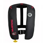 Mustang MIT 100 Inflatable Manual PFD - Black/Pink