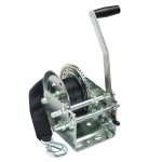 Fulton 2,000 lbs. 2-Speed Strap Winch w/Strap - HP Series