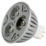Lunasea MR16 LED Light Bulb - 12V AC/DC/3W/180 Lumens - Warm Whi