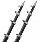 TACO 18' Telescopic Outrigger Poles HD 1-1/2" - Black/Silve