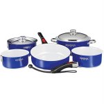 Magma 10-Piece Gourmet "Nesting" Cobalt Blue Cookware