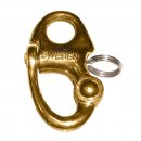 Ronstan Brass Snap Shackle - Fixed Bail - 59.3mm(2-5/16") L