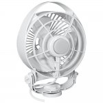 Caframo Maestro 12V 3-Speed 6" Marine Fan w/LED Light - Whi