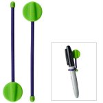 Nite Ize GearTie 4" Mountable Hanging Twist Tie - Lime/Purp