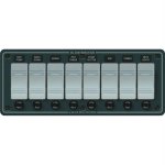 Blue Sea 8261 Waterproof Panel 8 Position - Slate Gray