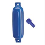 Polyform G-4 Twin Eye Fender 6.5 x 23 - Blue w/Air Adapter