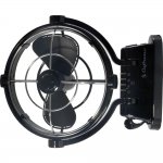 Caframo Sirocco 807 12V 3-Speed 7" Gimbal Fan - Black