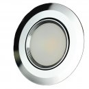 Lunasea Recessed 3.5" 5W COB LED w/Brushed Trim - Warm Whit