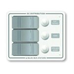 Blue Sea 8274 Water Resistant Panel - 3 Position - White - Verti