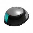 Attwood 2-Mile Deck Mount, Green Sidelight - 12V - Stainless Ste