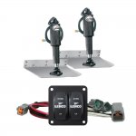 Lenco 12" x 12" Standard Trim Tab Kit w/Double Rocker