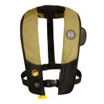 Mustang Deluxe Automatic Inflatable PFD - Tan/Black