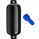 Polyform's G-5 Twin Eye Fender 8.5 x 27 Black w/ Air Adapter