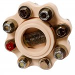 R & D Flexible Shaft Coupling f/5" B/W, Hurth - 20HP/100RPM