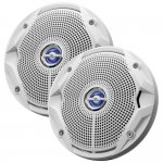 JBL MS6520 180W, 6.5" Coaxial Marine Speakers - (Pair) Whit