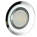 Lunasea Recessed 3.5" 5W COB LED w/Polished Trim - Warm Whi