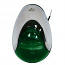 Attwood 2-Mile Vertical Mount, Green Sidelight - 12V - Stainless