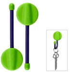 Nite Ize GearTie 2" Mountable Hanging Twist Tie - Lime/Purp