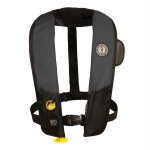 Mustang Deluxe Automatic Inflatable PFD - Black/Carbon