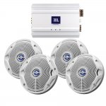 JBL MS6520 Speakers & MA6004 Amp Package - (4) 6.5" Speaker