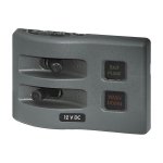 Blue Sea 4302 WeatherDeck Water Resistant Fuse Panel - 2 Positio