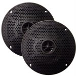 SeaWorthy SEA5632B 6.5" Round 2-Way Speakers - 100W - Black