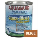 Aquagard Aqua Gloss Waterbased Enamel - 1Qt - Beige