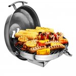 Kuuma Charcoal Kettle Grill - 175" Surface - Stainless Stee
