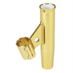 Lee's Clamp-On Rod Holder - Gold Aluminum - Vertical Mount - Fit
